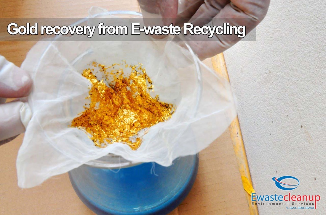 gold recovery from e-waste recycling